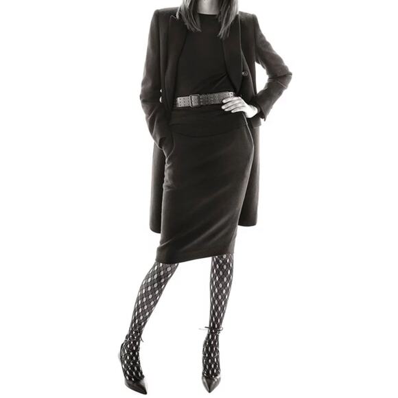 NWT Carine Roitfeld Wide Grommet Belt - Picture 2 of 5